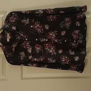 Loft Button Front Blouse